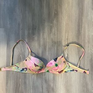 Victoria’s Secret angel multi-way convertible floral bikini top